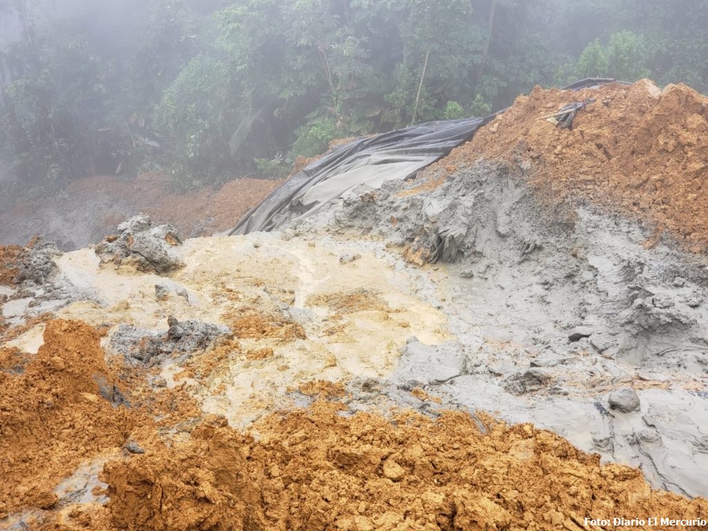 Tailings dam rupture on the 