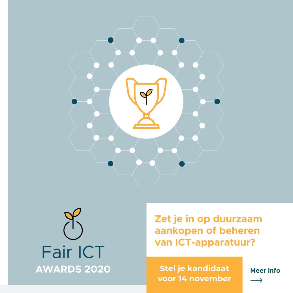 Ding mee naar de eerste prijs voor eerlijke ICT