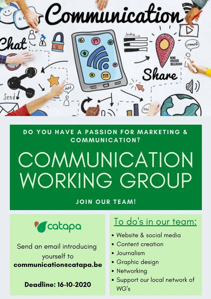 Join The Communication Working Group!