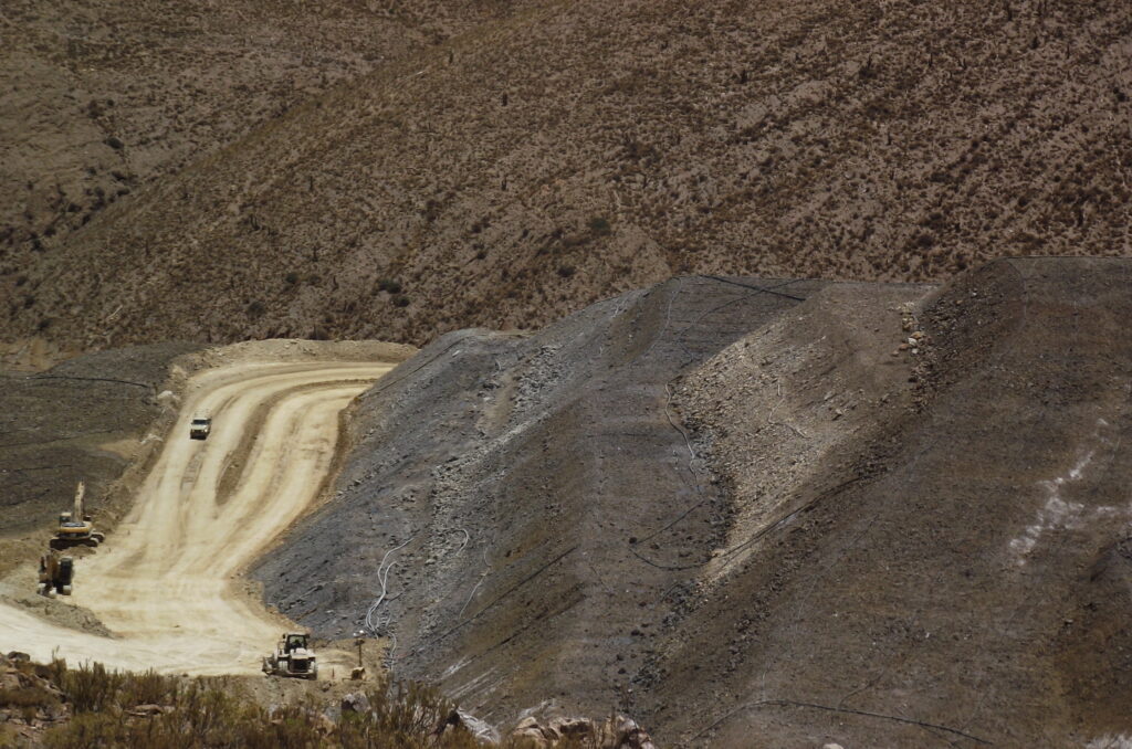 mining area in Kori Chaca Bolivia